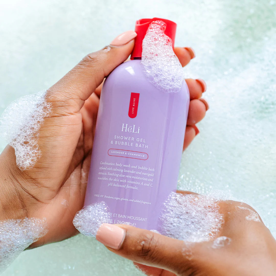 HeLi - Shower Gel & Bubble Bath - Lavender and Chamomile