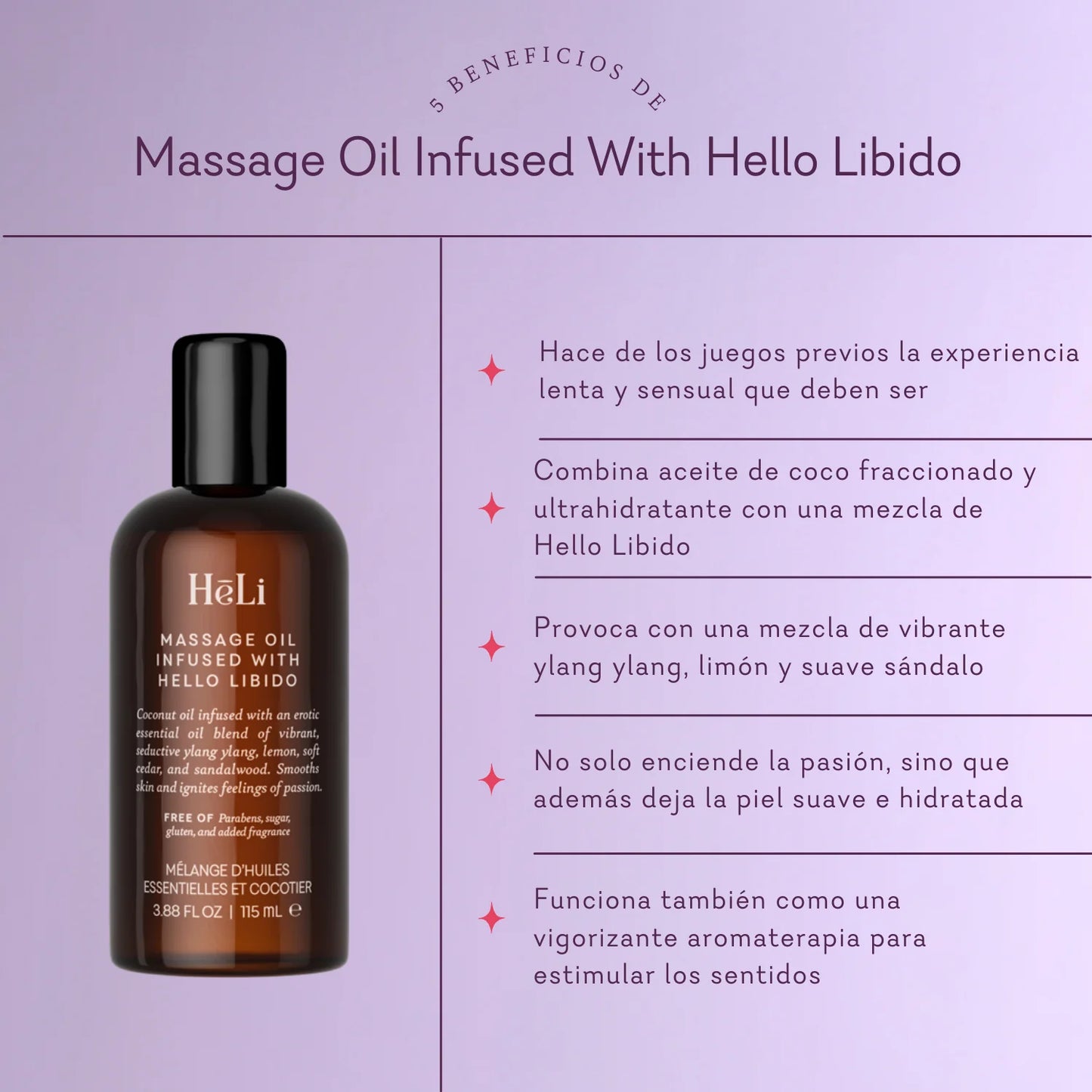 HeLi - Massage Oil Infused with Hello Libido