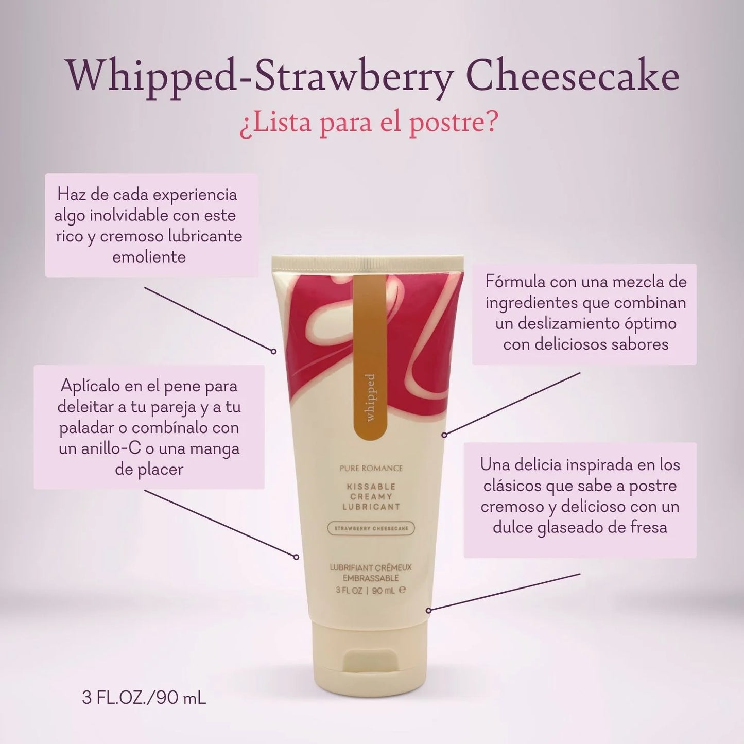 Whipped - Strawberry Cheesecake (Lubricante en crema)